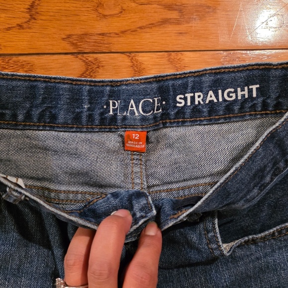 Childrens Place Kids Straight Jeans Medium Wash Size 12 Medium Wash - Picture 3 of 4